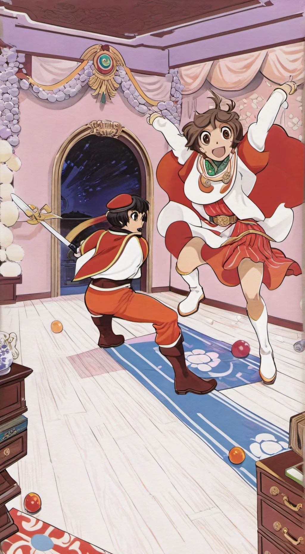 ai character: Малыш в 💛 background