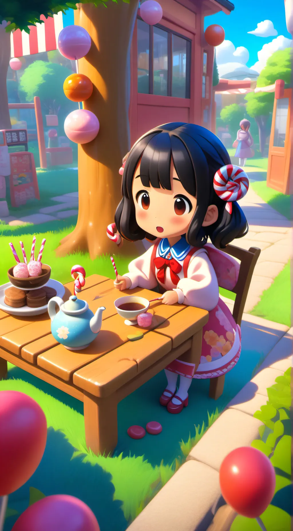 ai character: Emily background