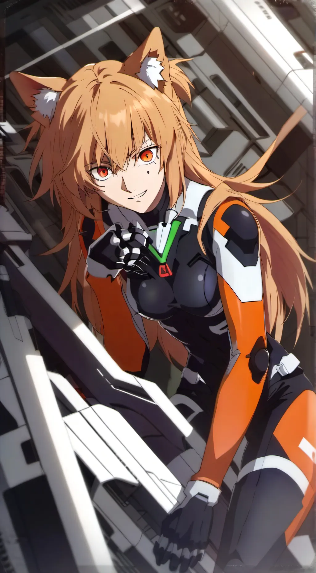 ai character: asuka  background