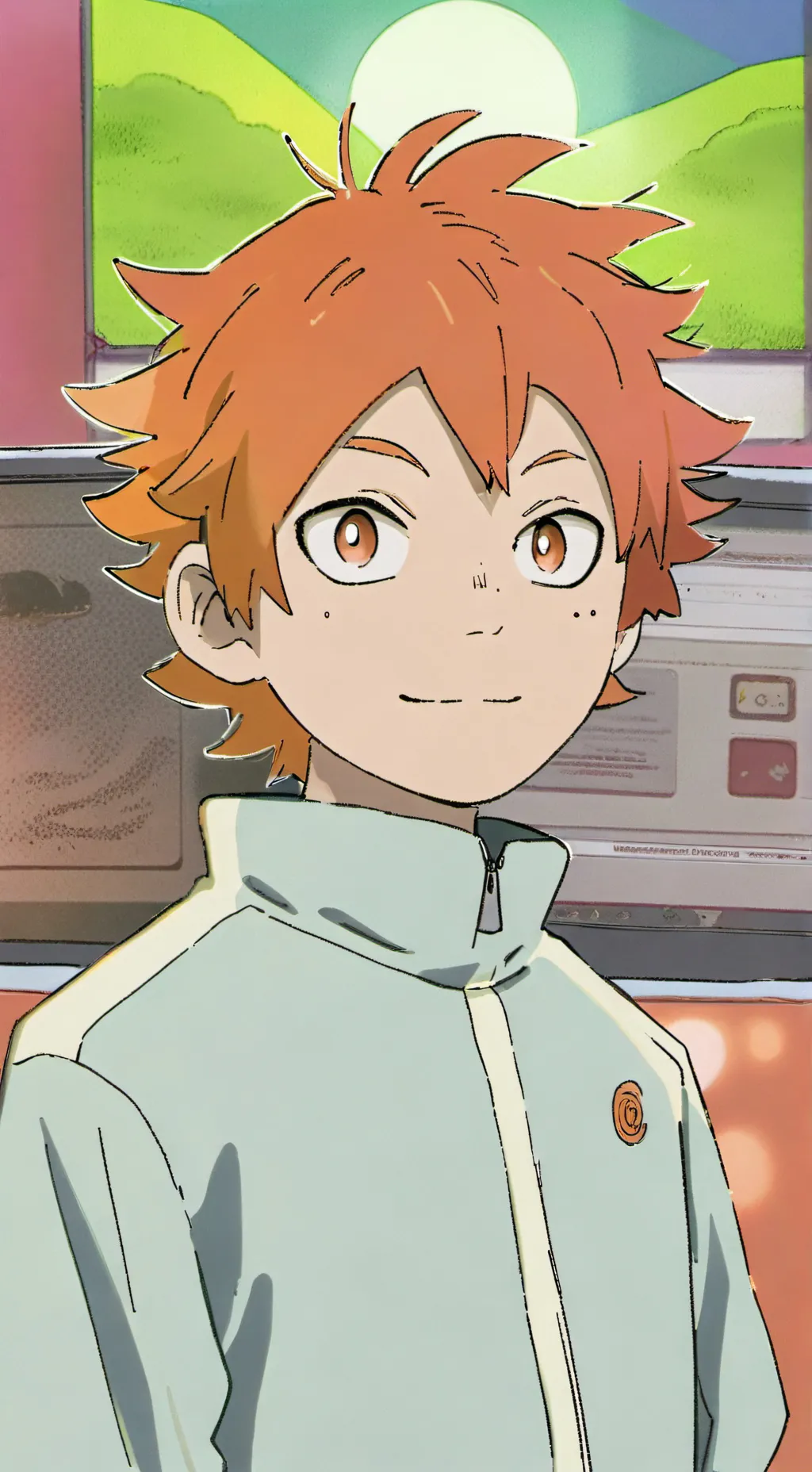 ai character: Anime oren background