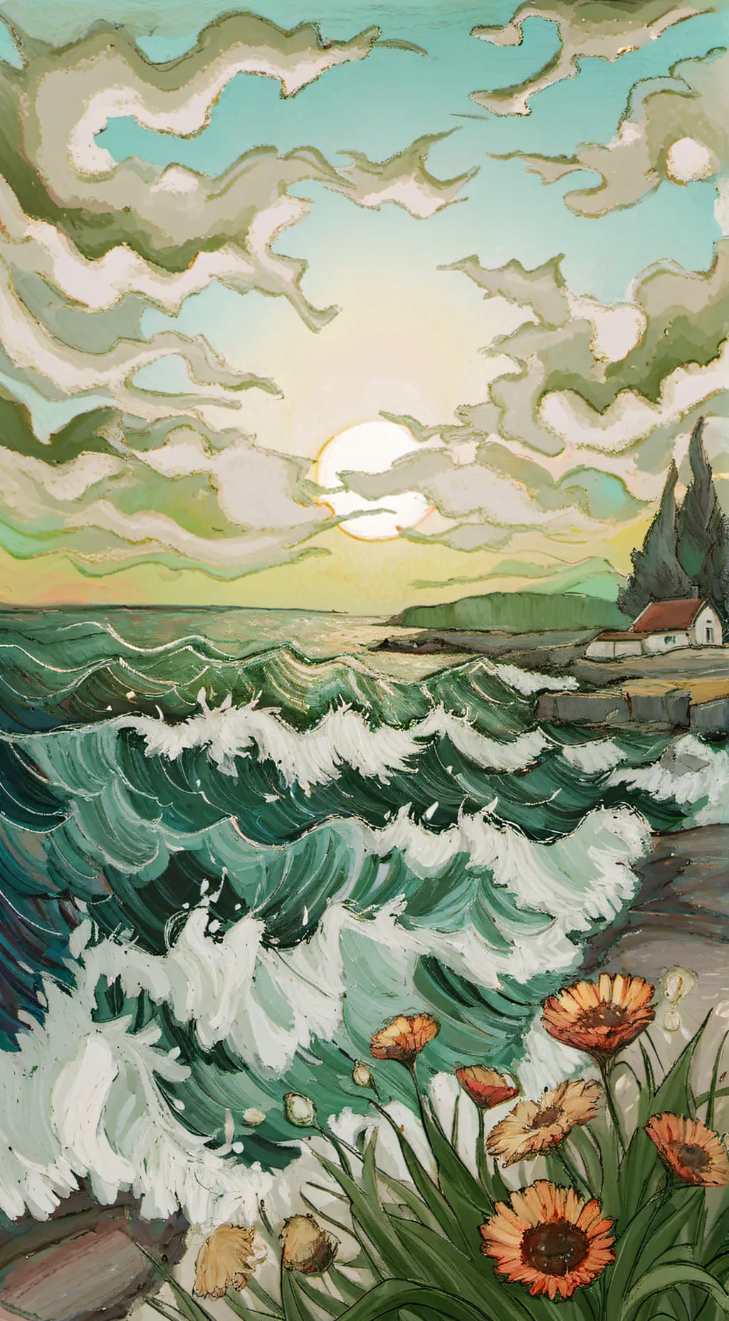 ai character: Rounin goes to hig background