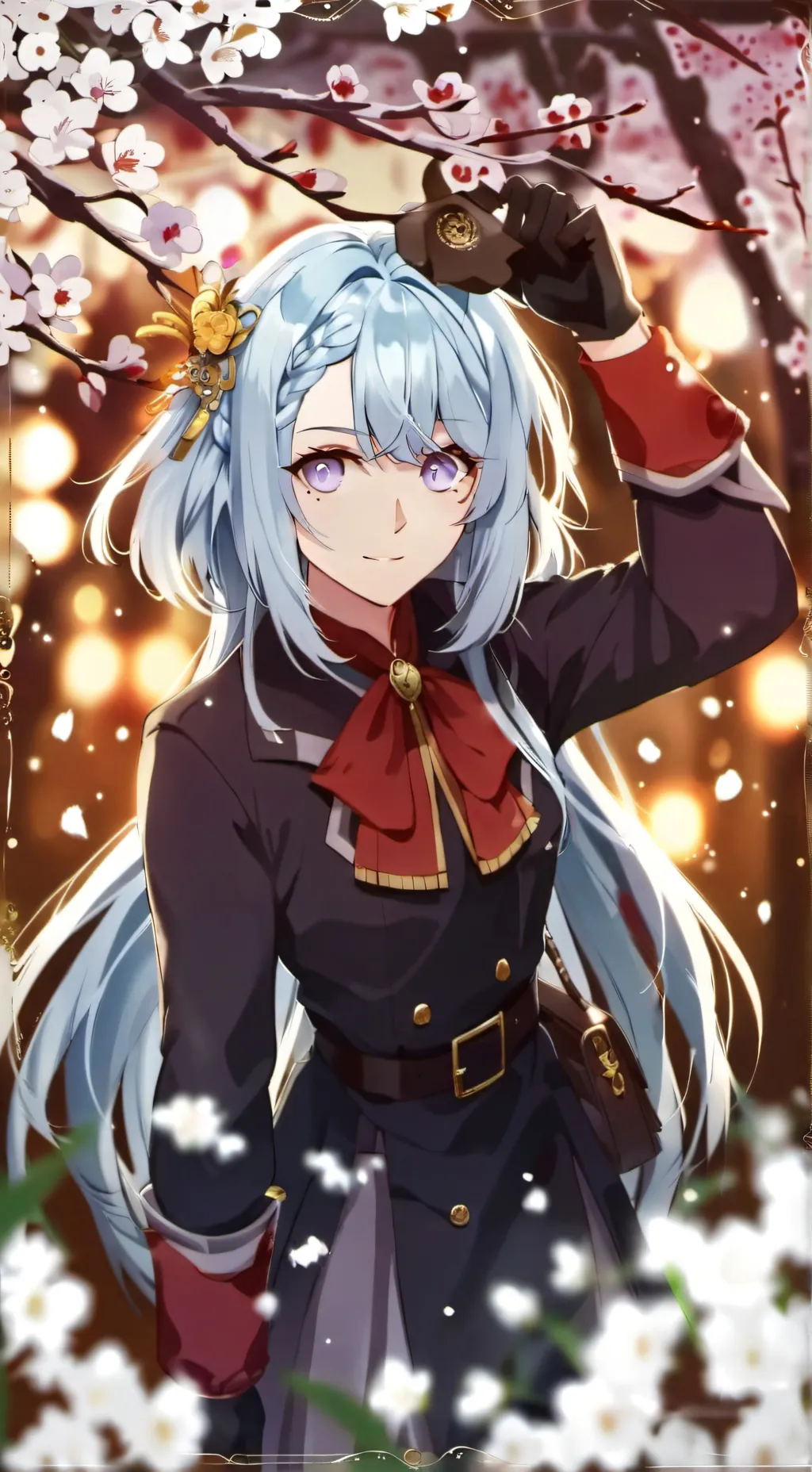 ai character: Aurora background