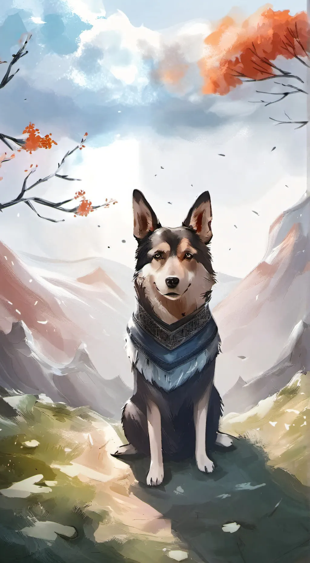 ai character: park ur lose dog background