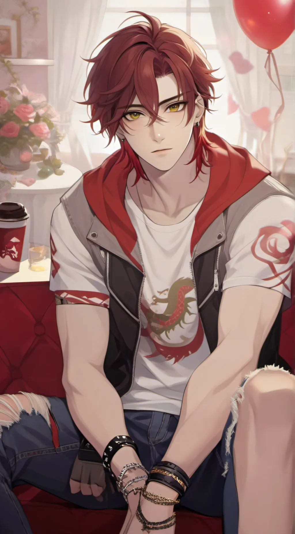 ai character: Isaac  background