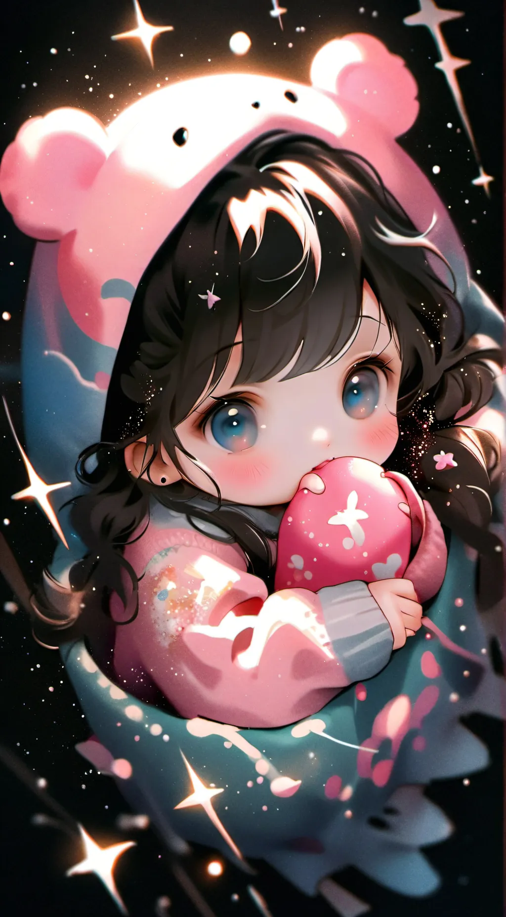 ai character: Rose background