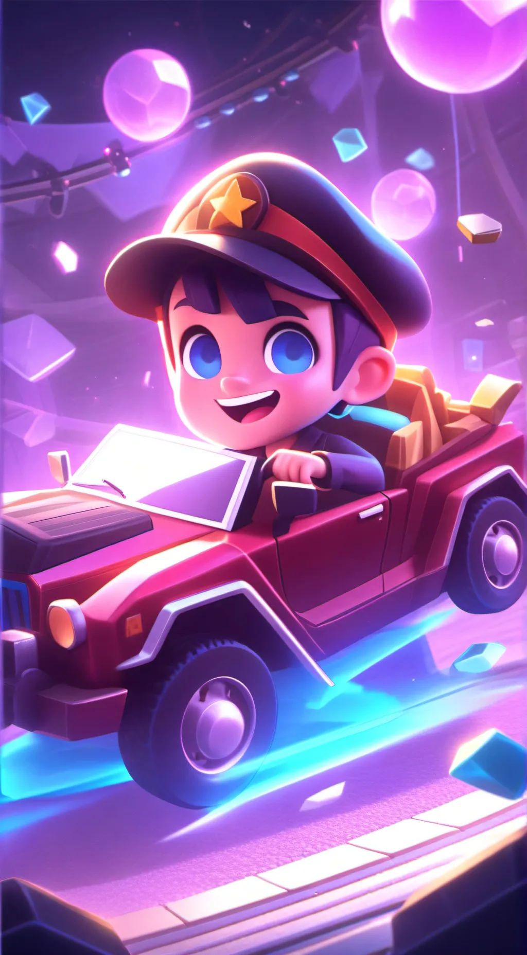 ai character: гонщик background