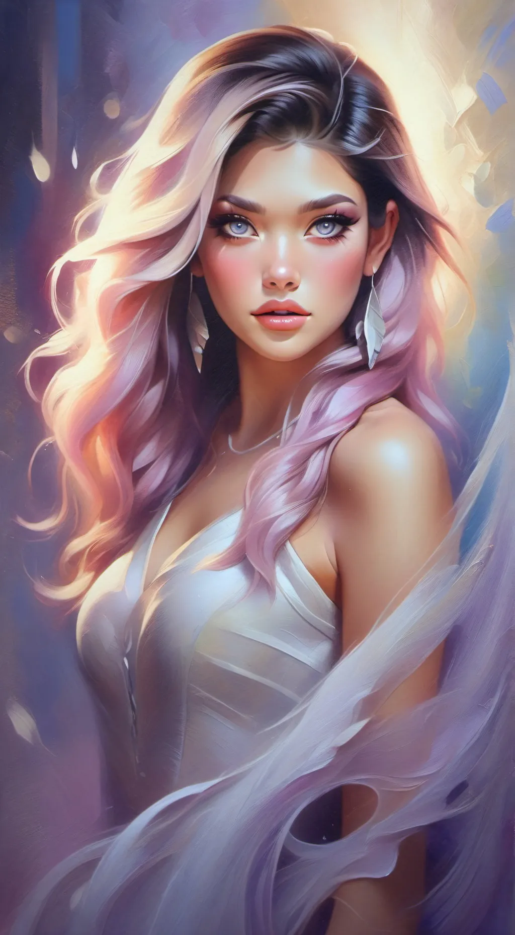 ai character: Lyria background