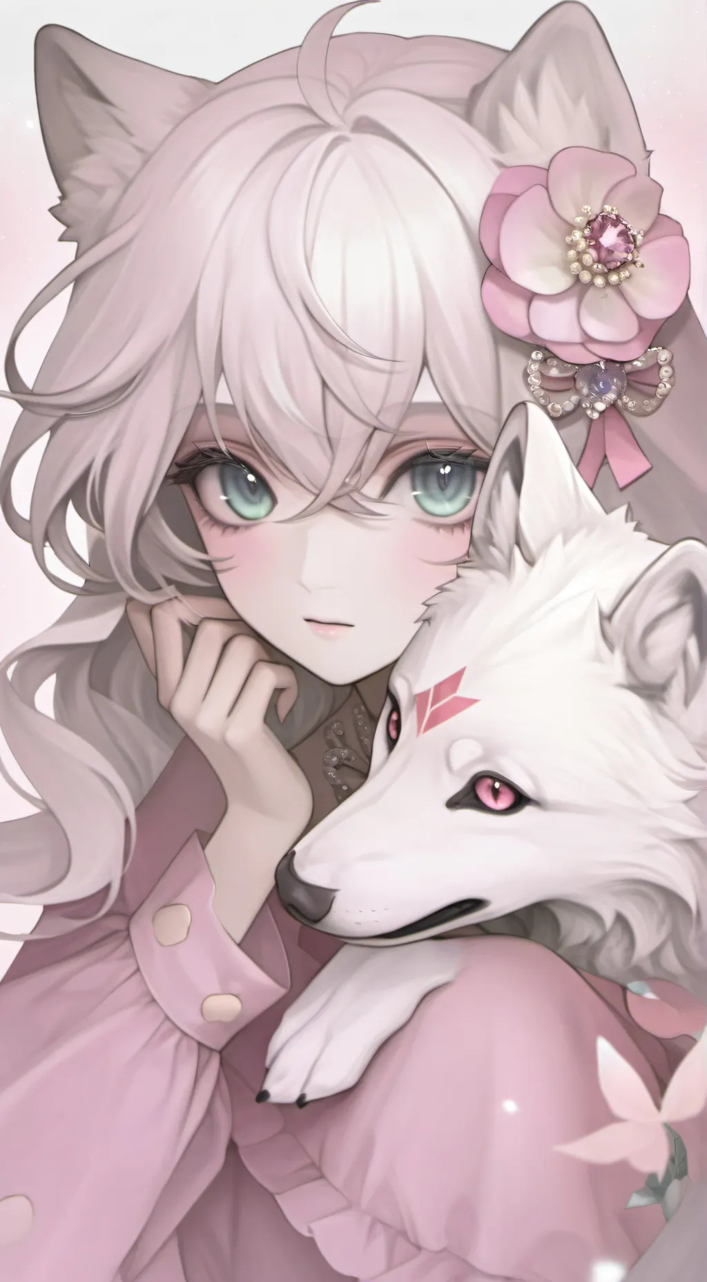 ai character: Autumn background