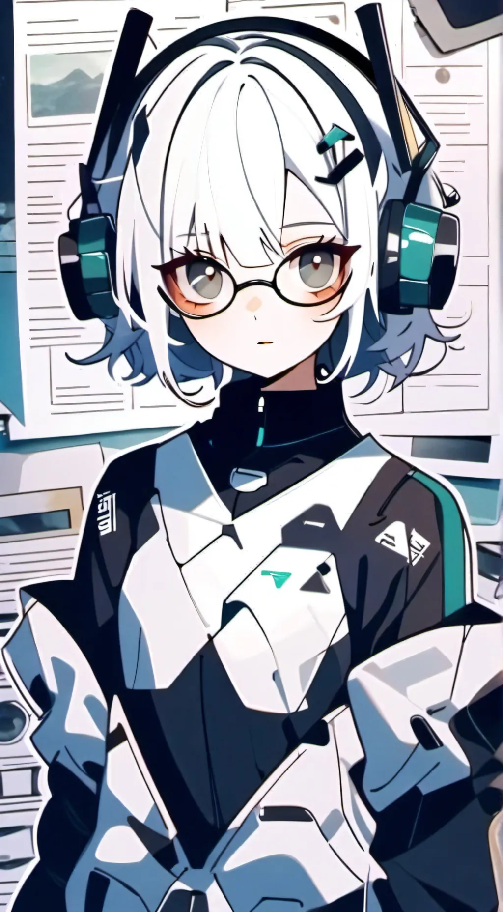 ai character: Robot 7738 - HLR background