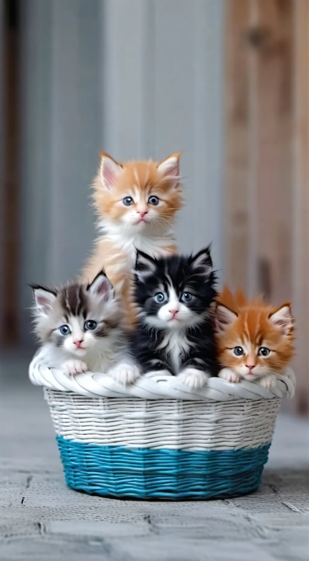 ai character: Stray kittens background