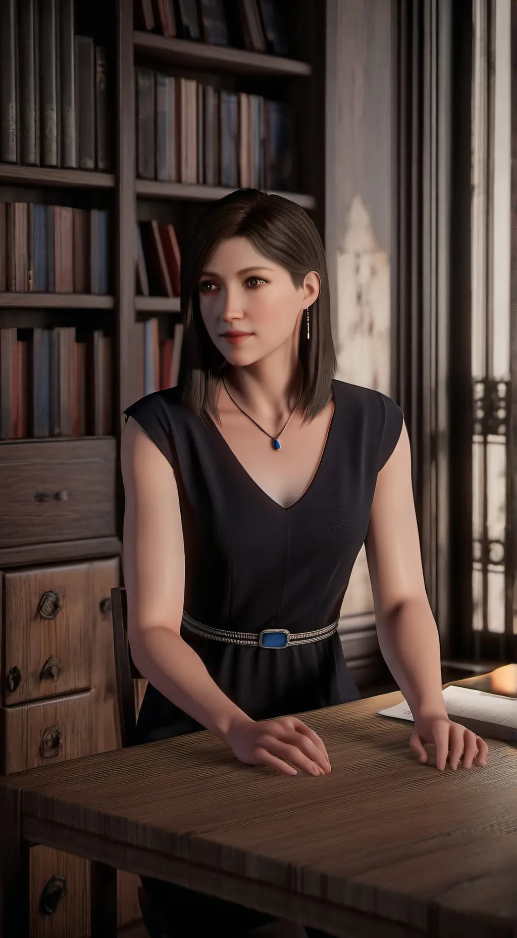 ai character: teacher  background