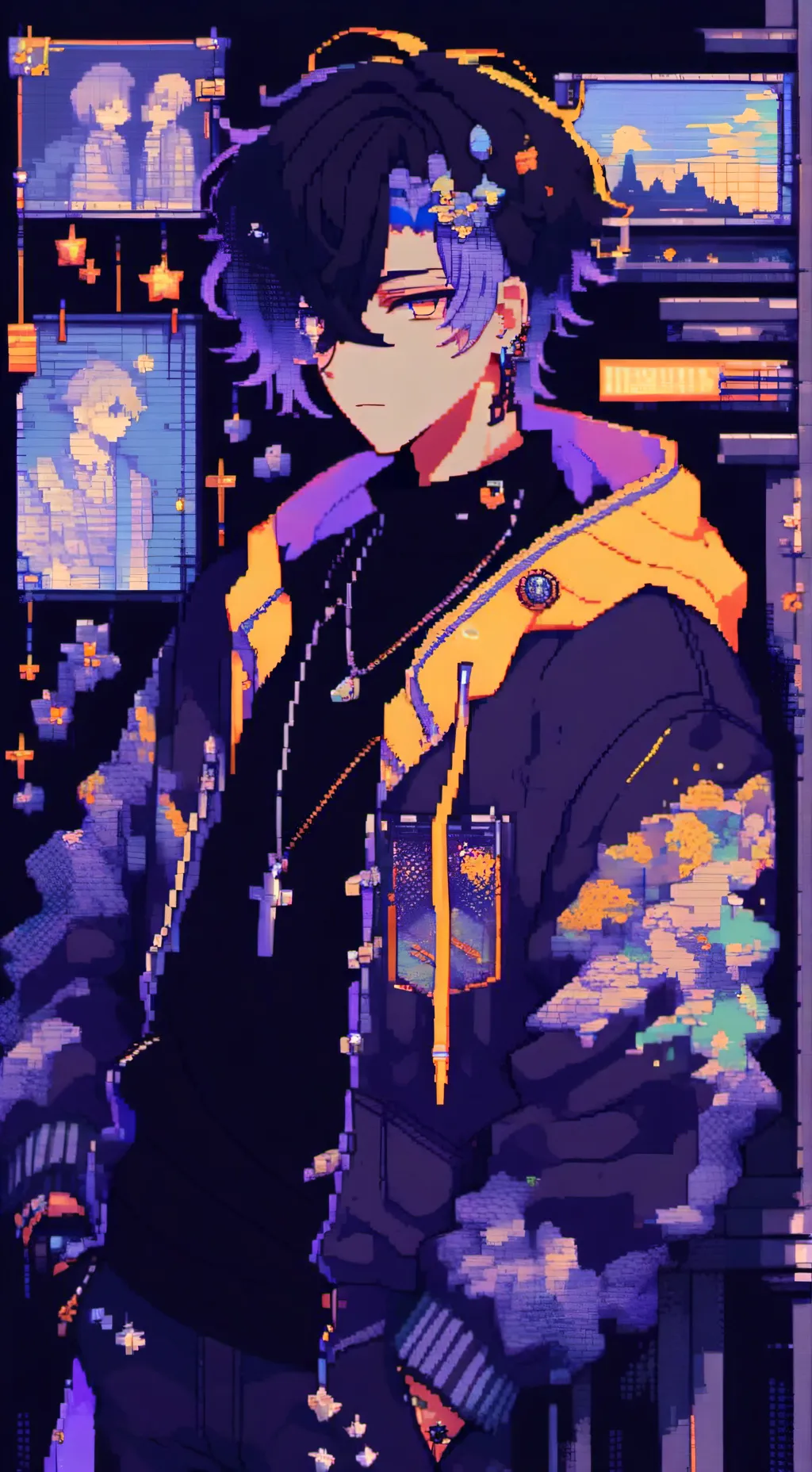 ai character: sanemi y tomioka  background