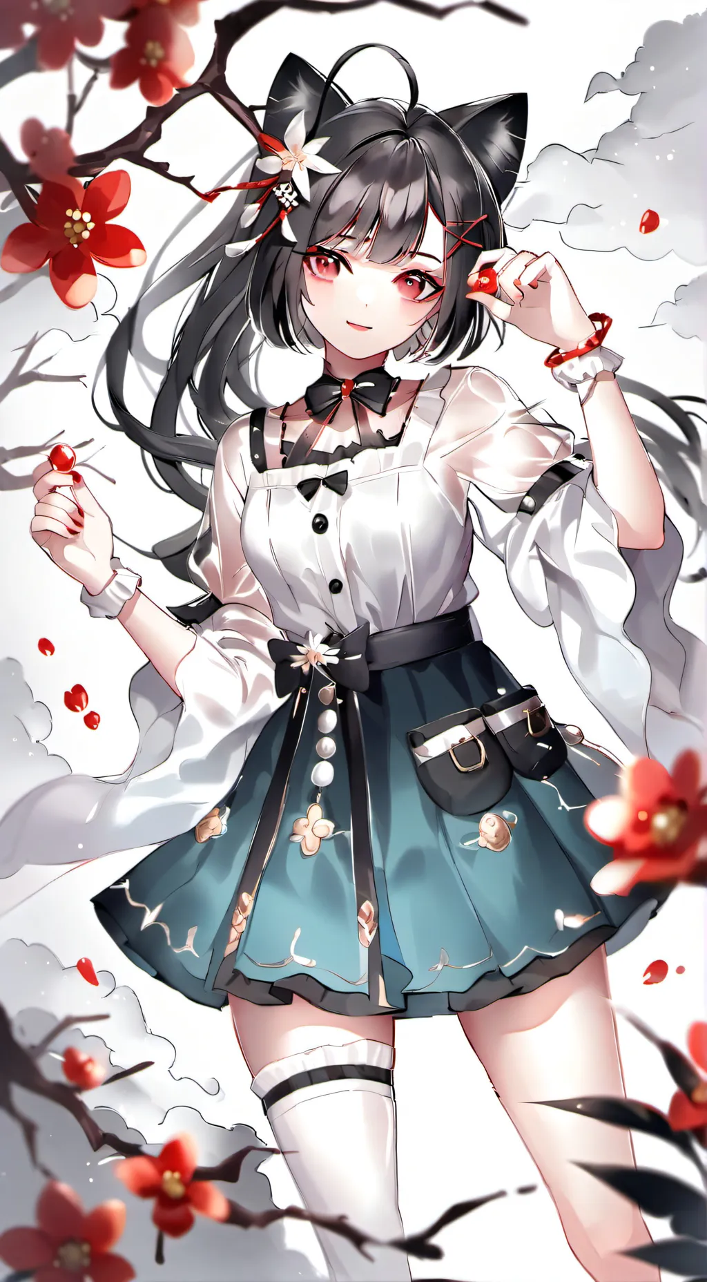 ai character: Lucifer x Alastor  background