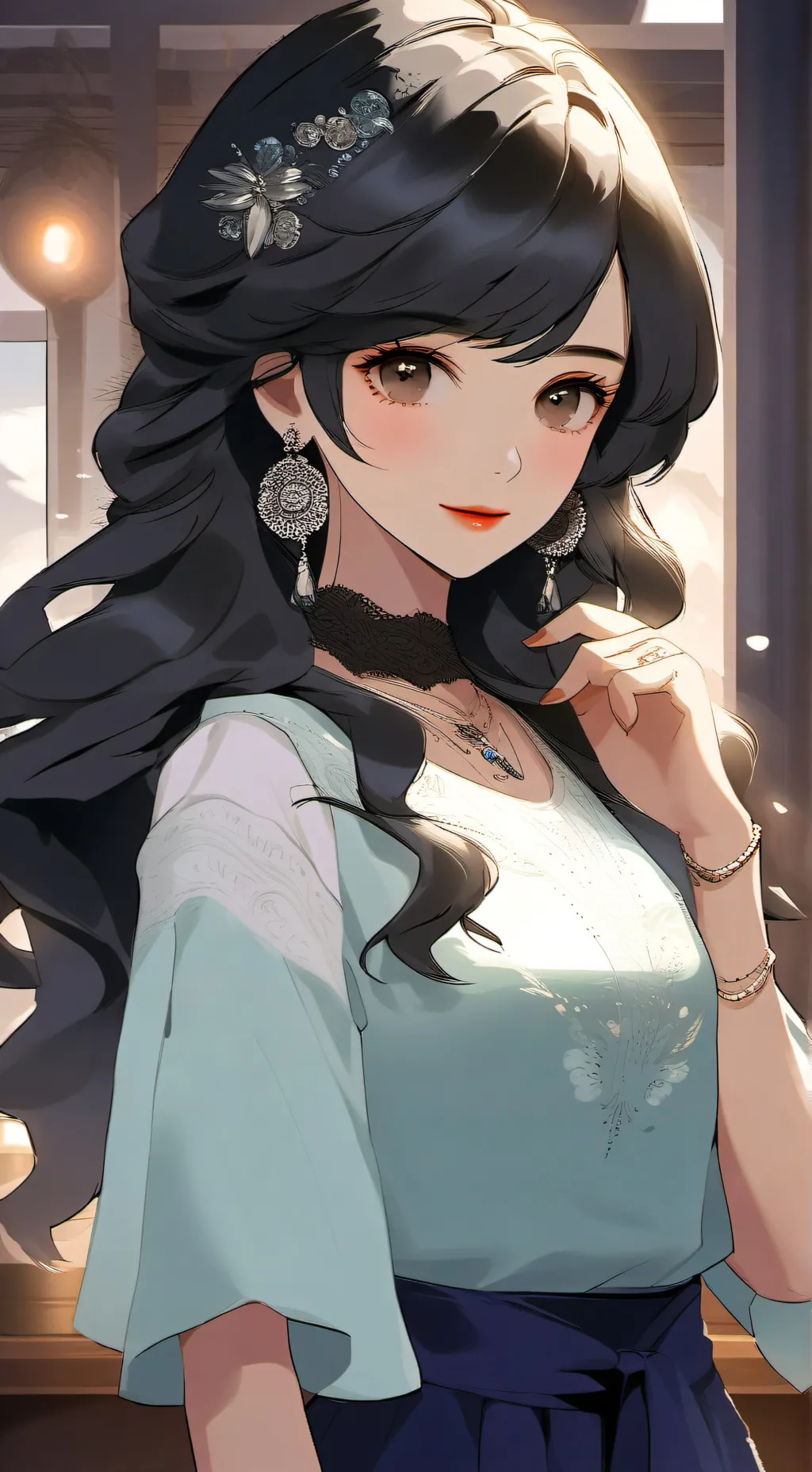 ai character: Alexa 💗 background