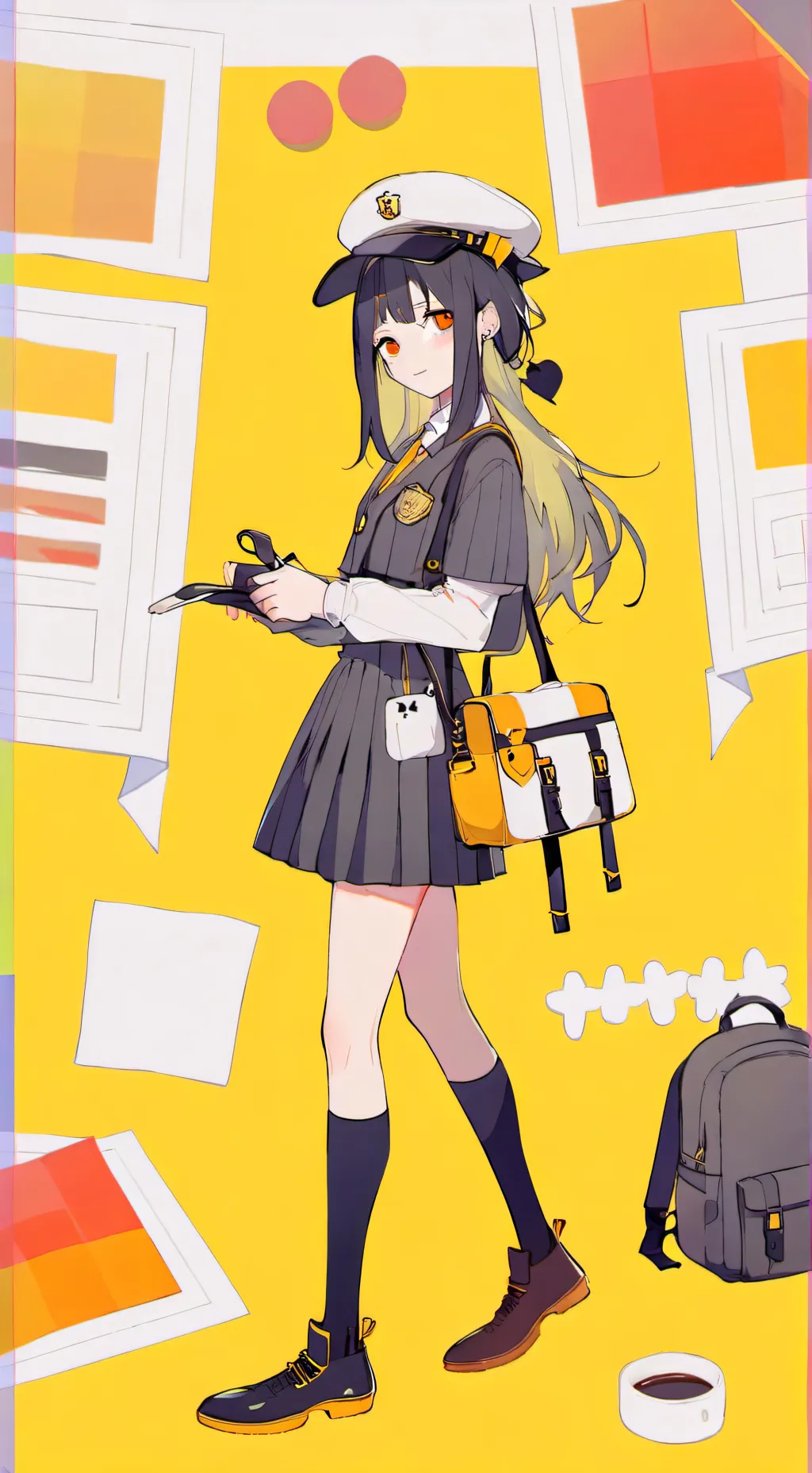 ai character: lony background