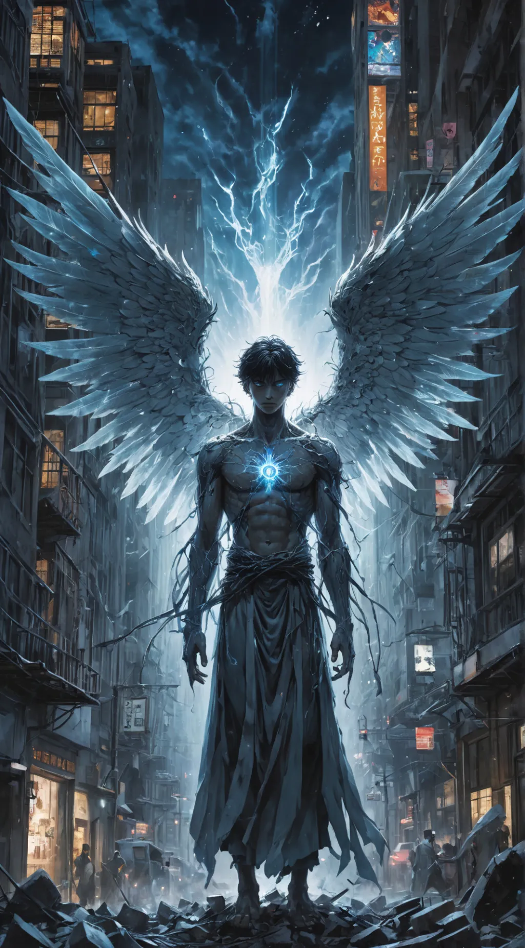 ai character: Egyptian god background