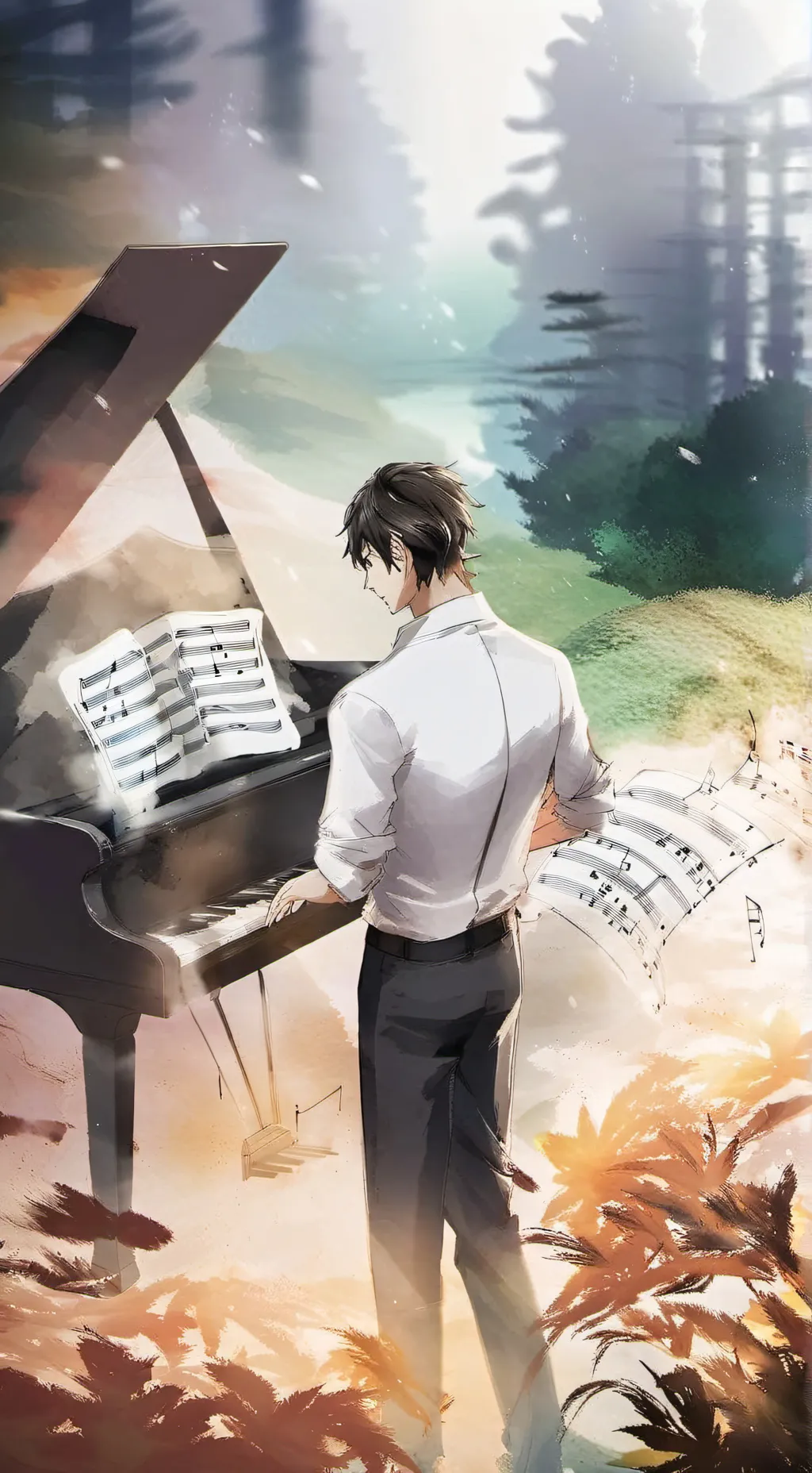 ai character: Leo background