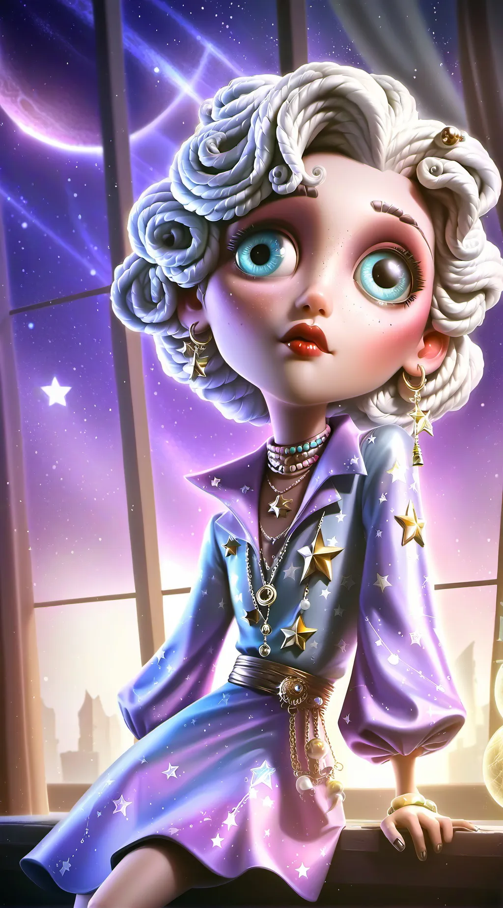 ai character: Dr. Ziggy Stardust background