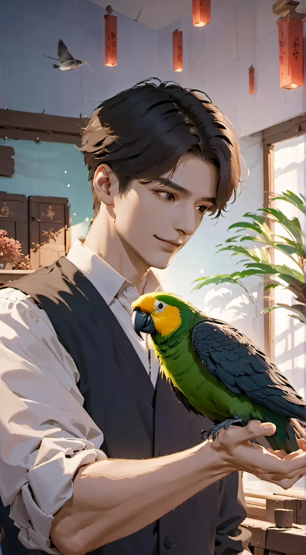 ai character: v background