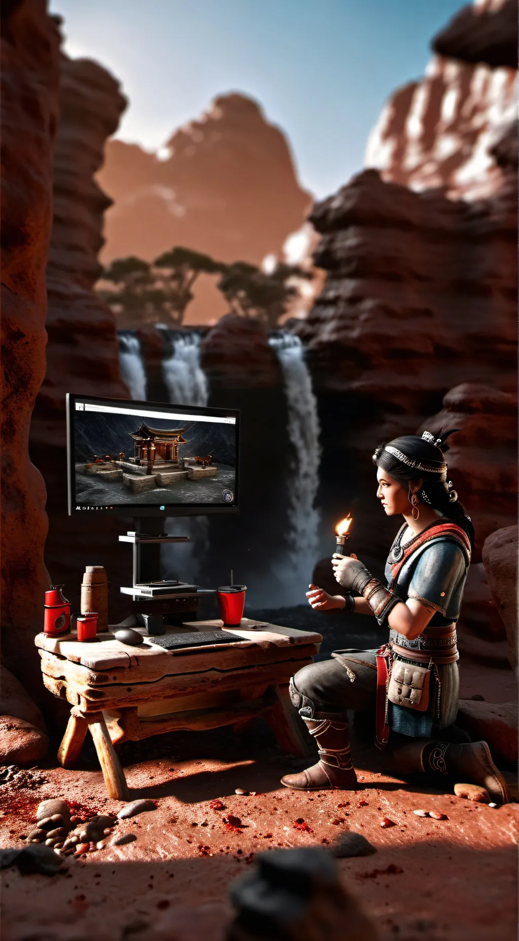 ai character: archaeologist sim background