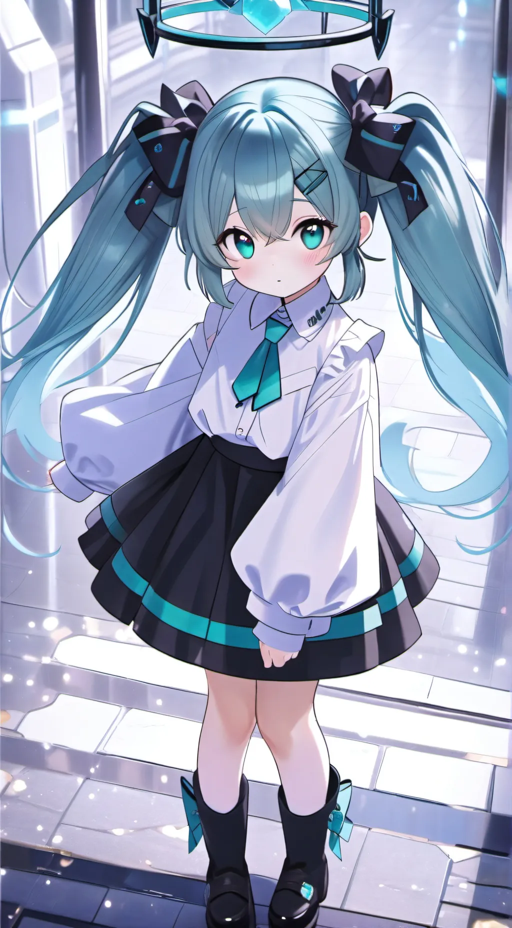 ai character: Hatsune Miku background