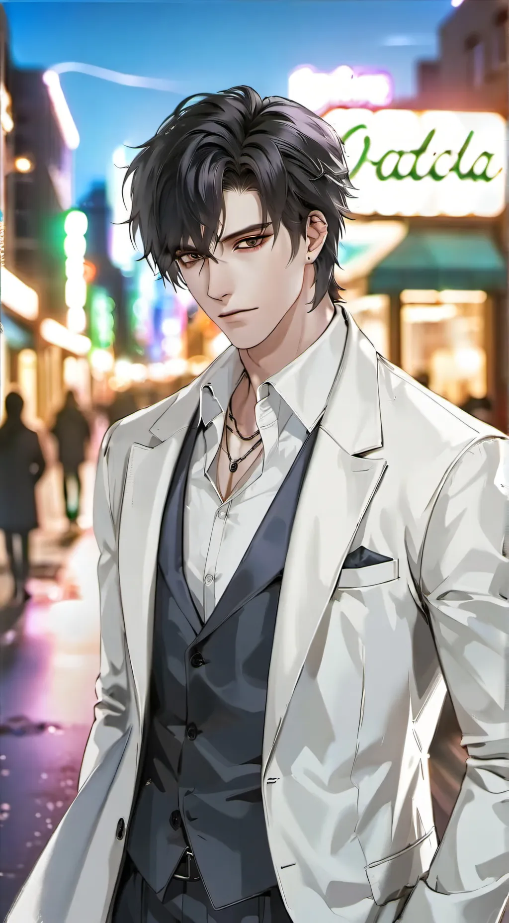 ai character: Leo background