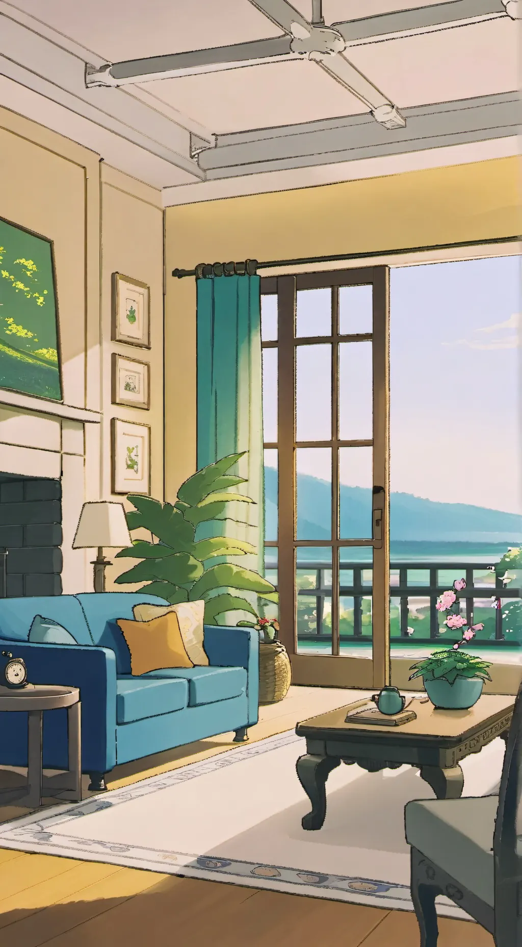 ai character: Hogwarts  background