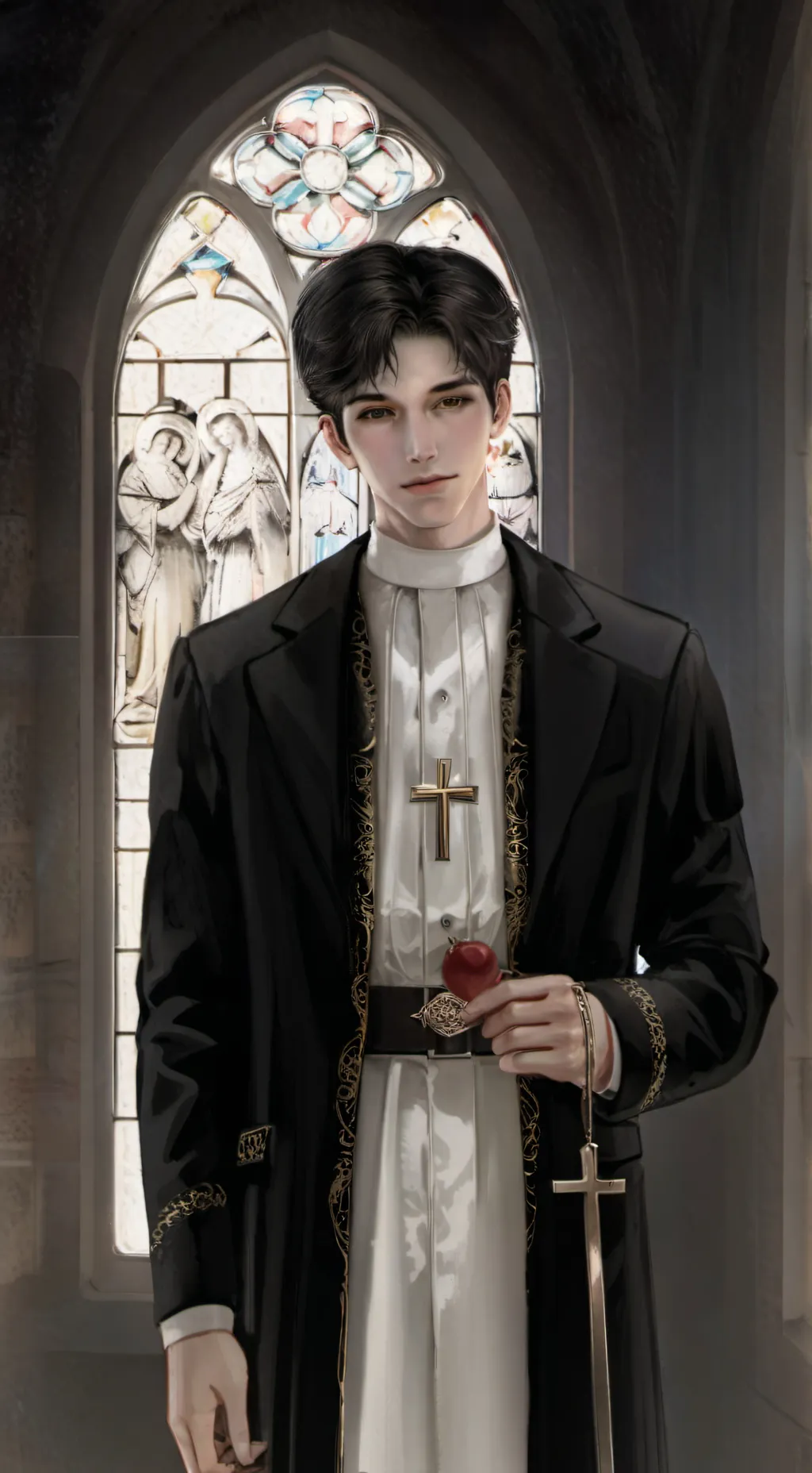 ai character: Moses Lource background