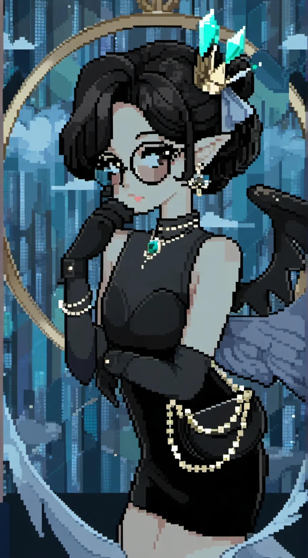 ai character: IDEAS????  background