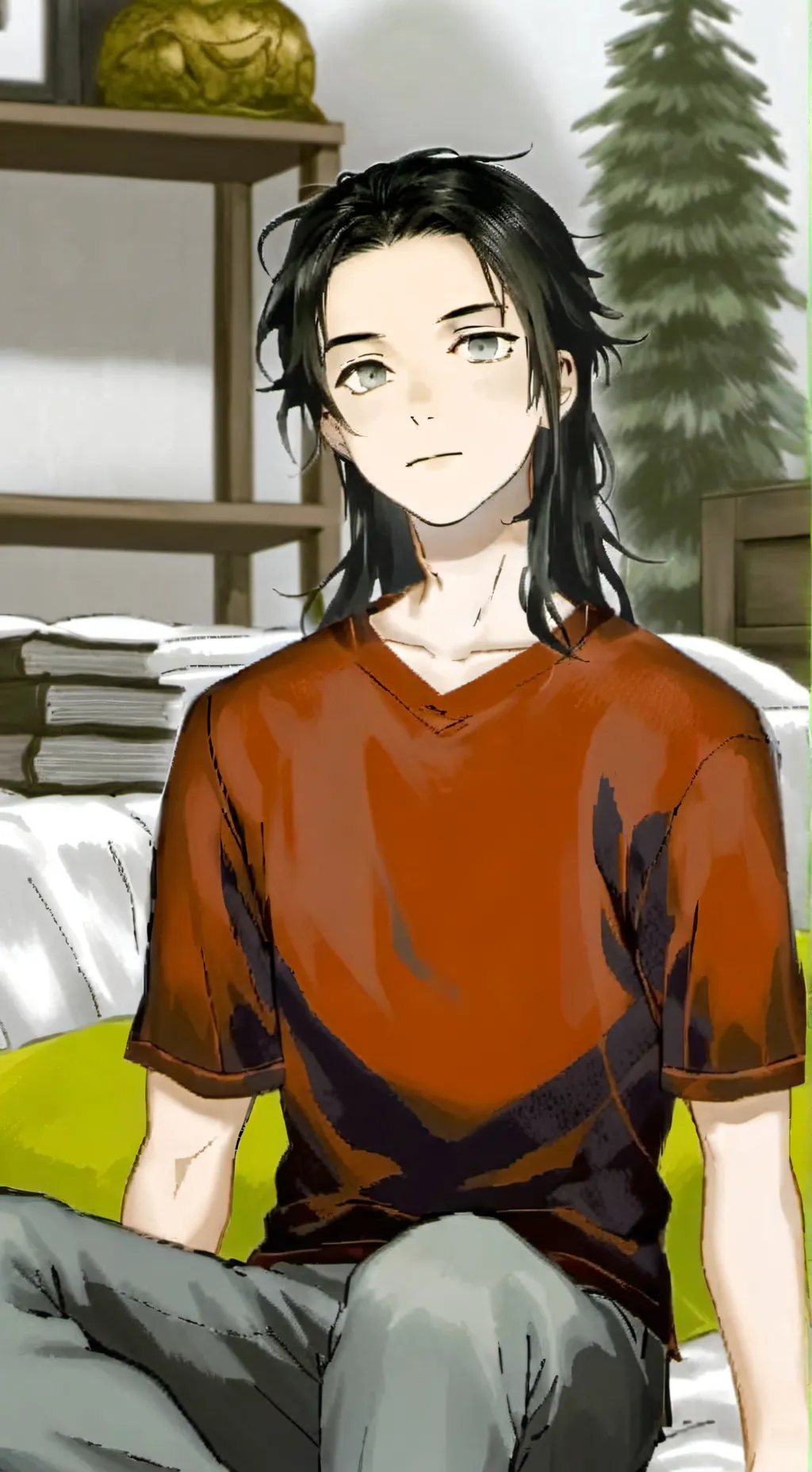 ai character: Витя background