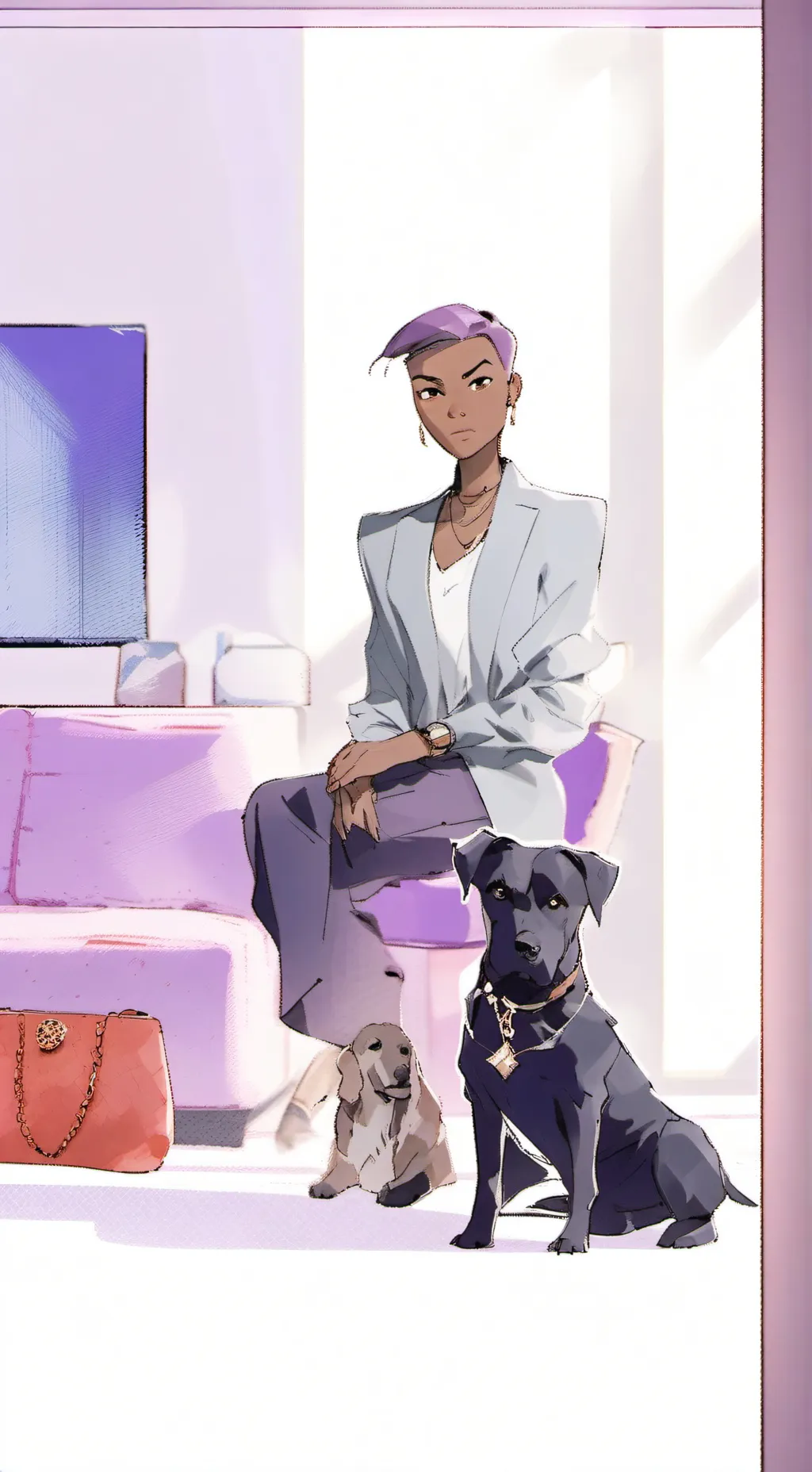 ai character: Karen of the Canine Conundrum background