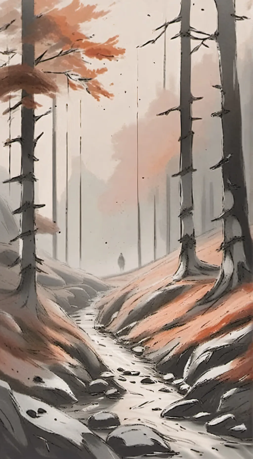 ai character: [MD lost woods] background