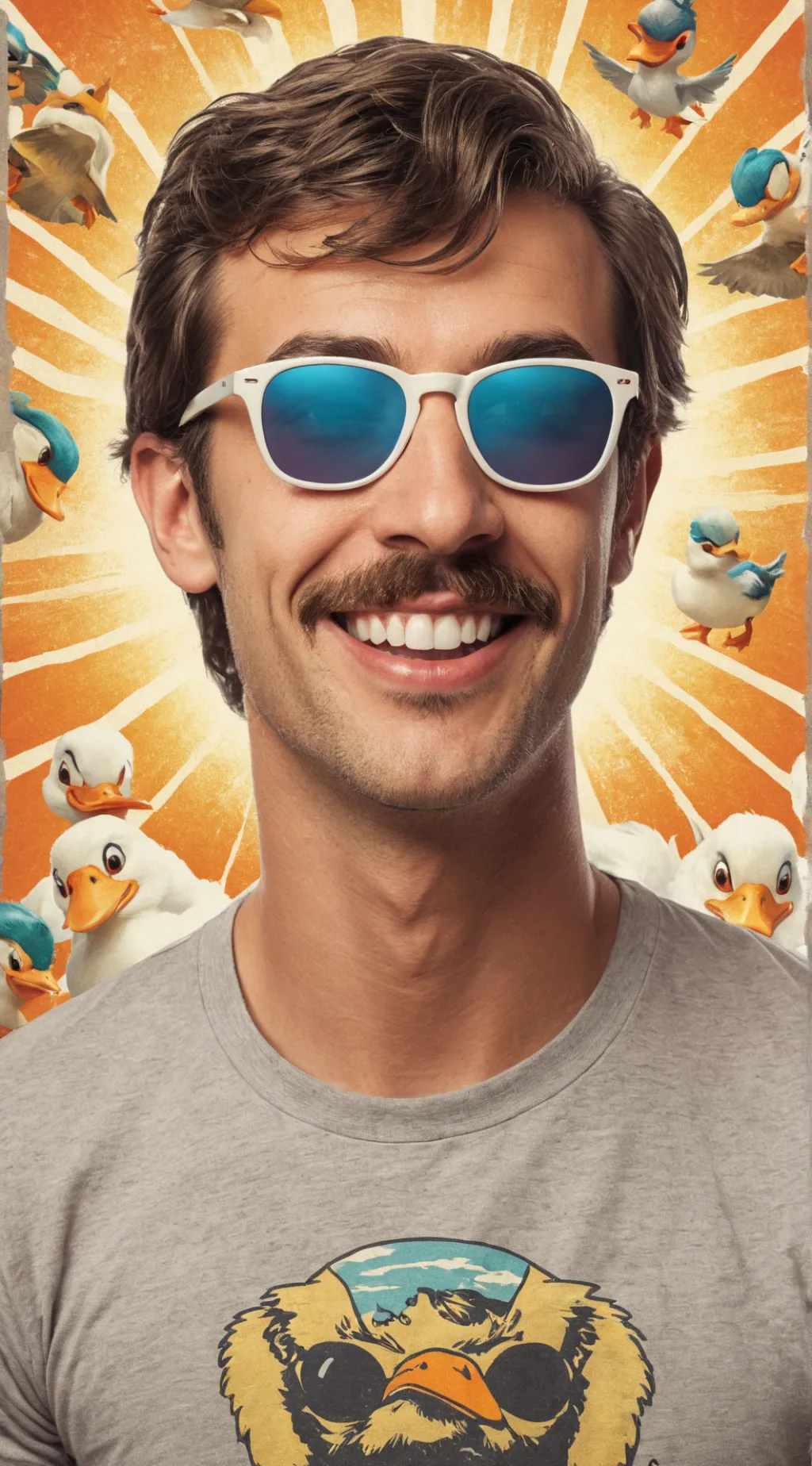 ai character: Dr. Meme-Lord McQuack background