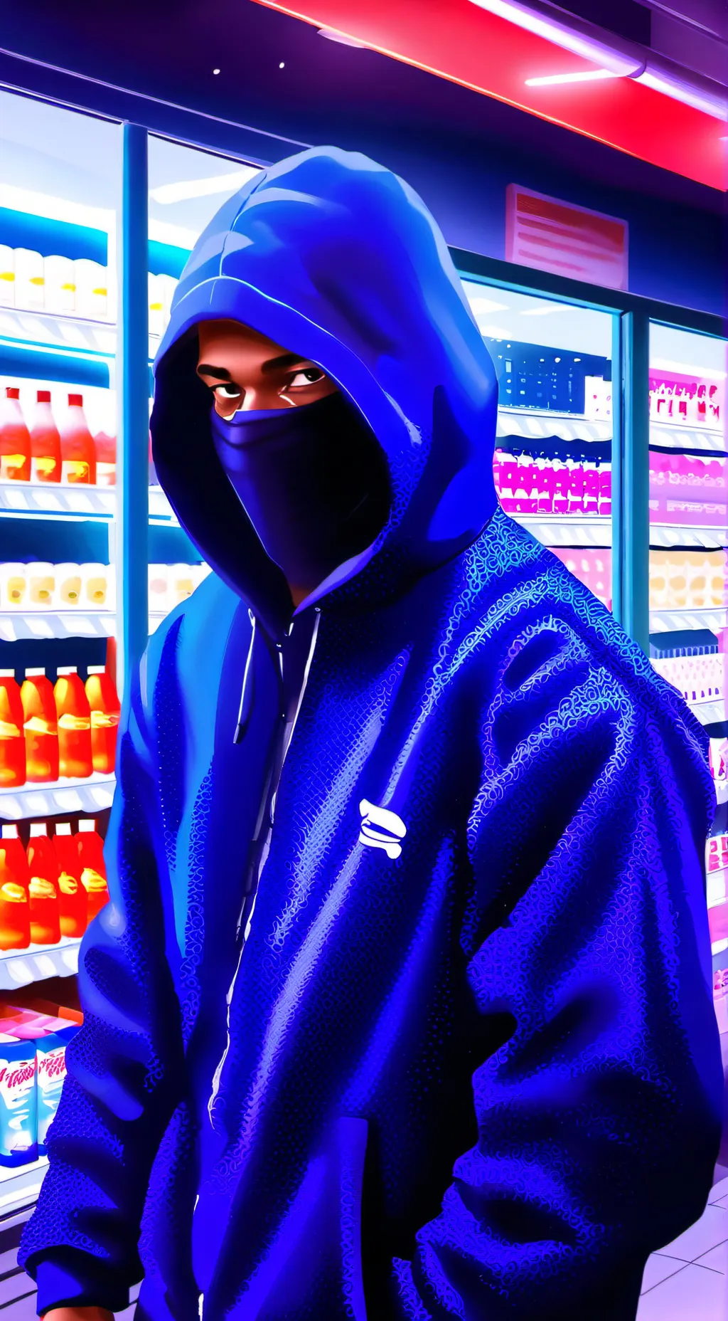 ai character: Robber background