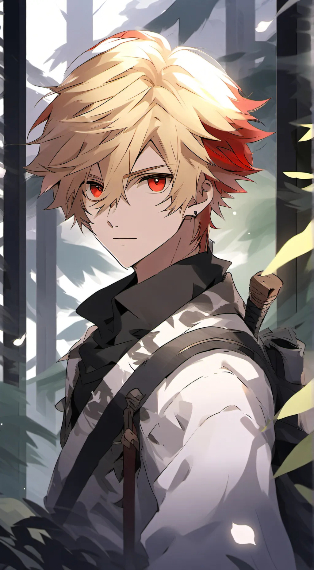 ai character: Katsuki Bakugo background