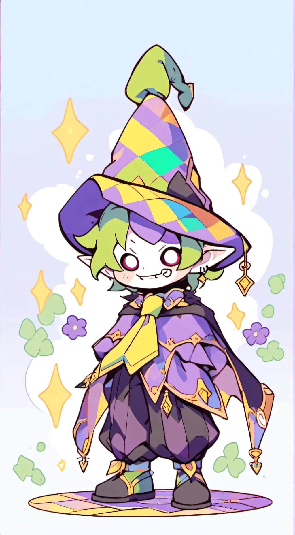 ai character: jevil background