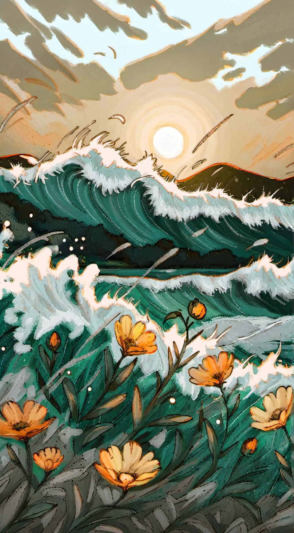 ai character: thunderstorm mha background