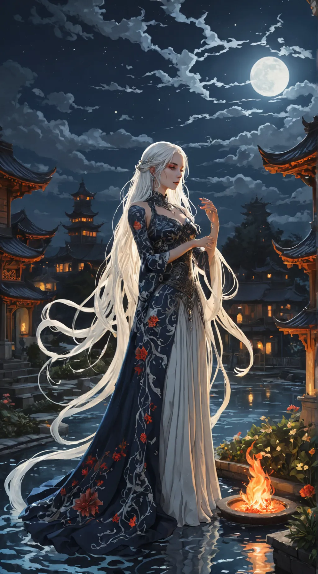 ai character: Elara background