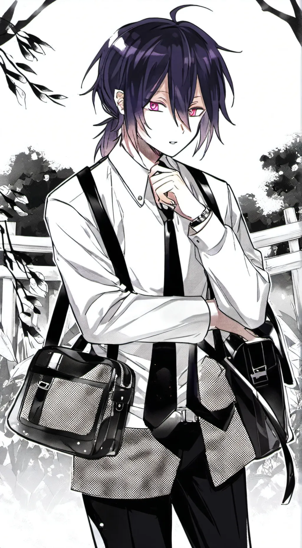 ai character: tamaki  background