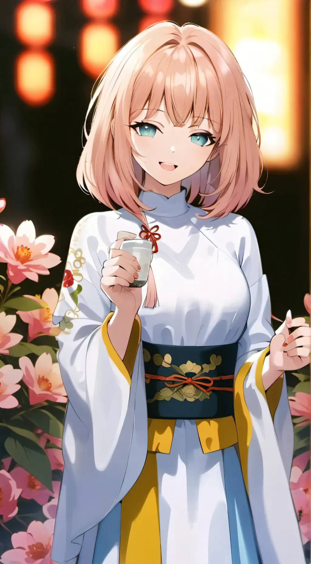 ai character: Amelia Takashi  background