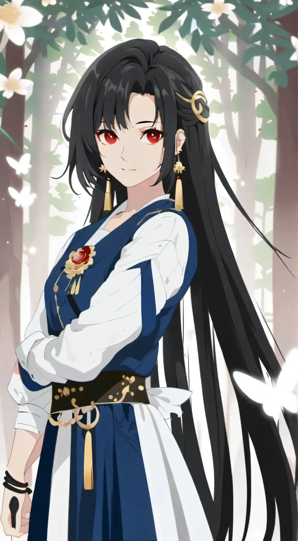 ai character: emily background