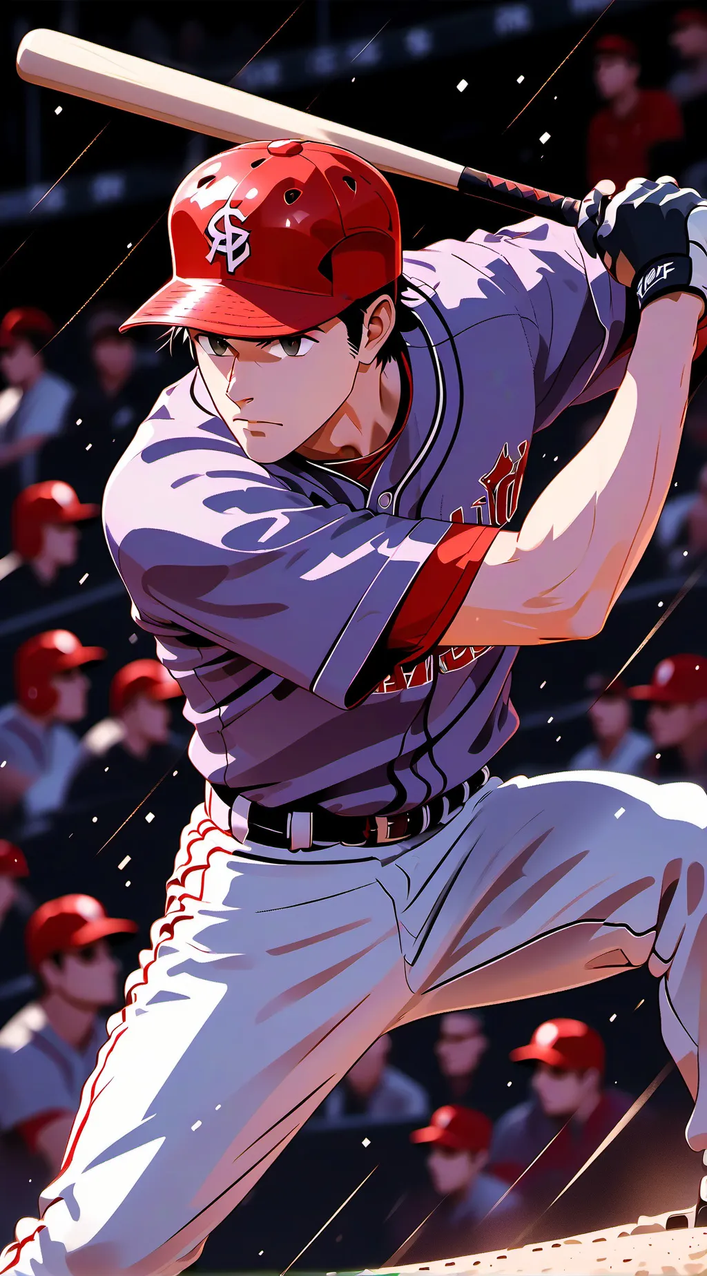 ai character: FPE baseball  background