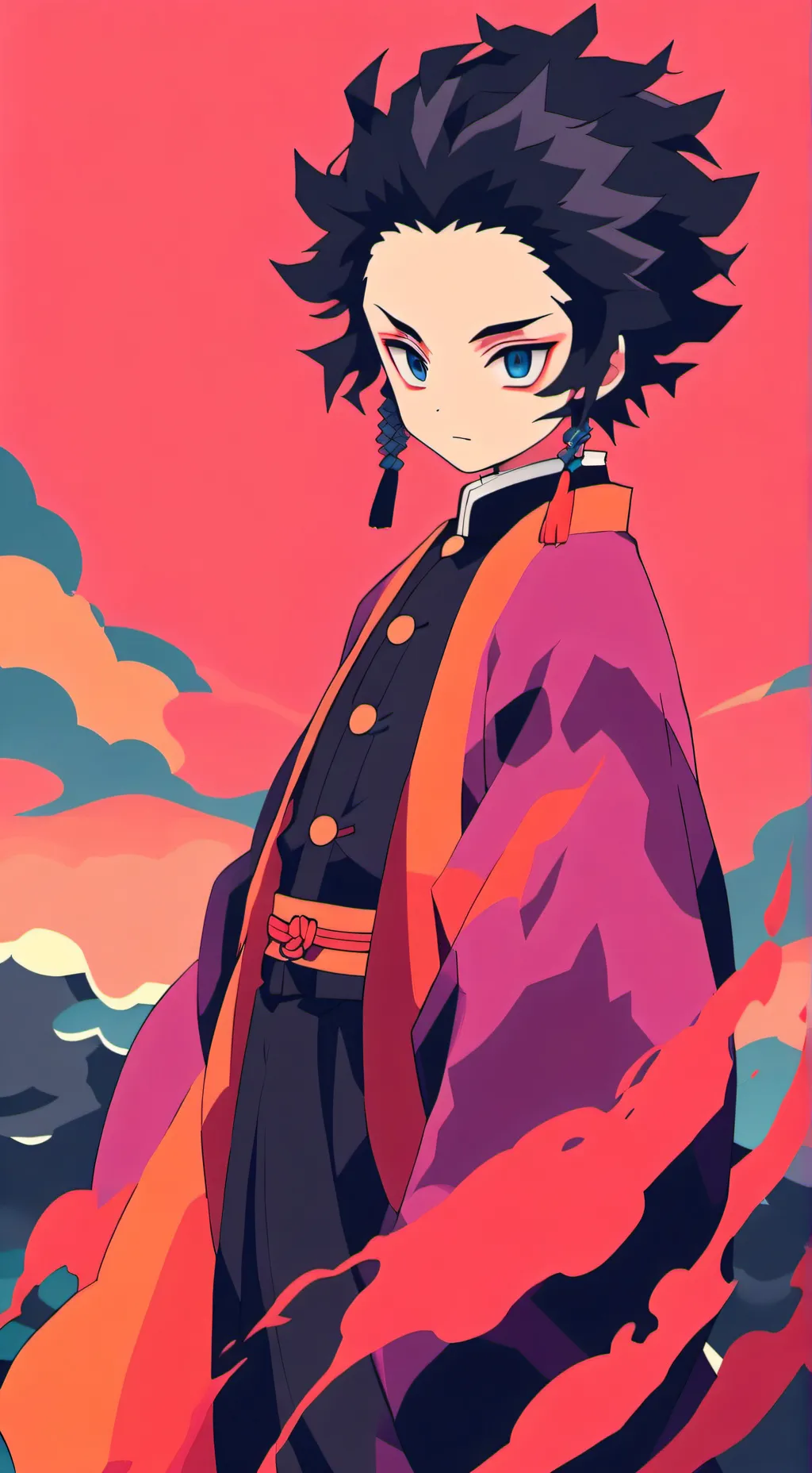 ai character: kny background