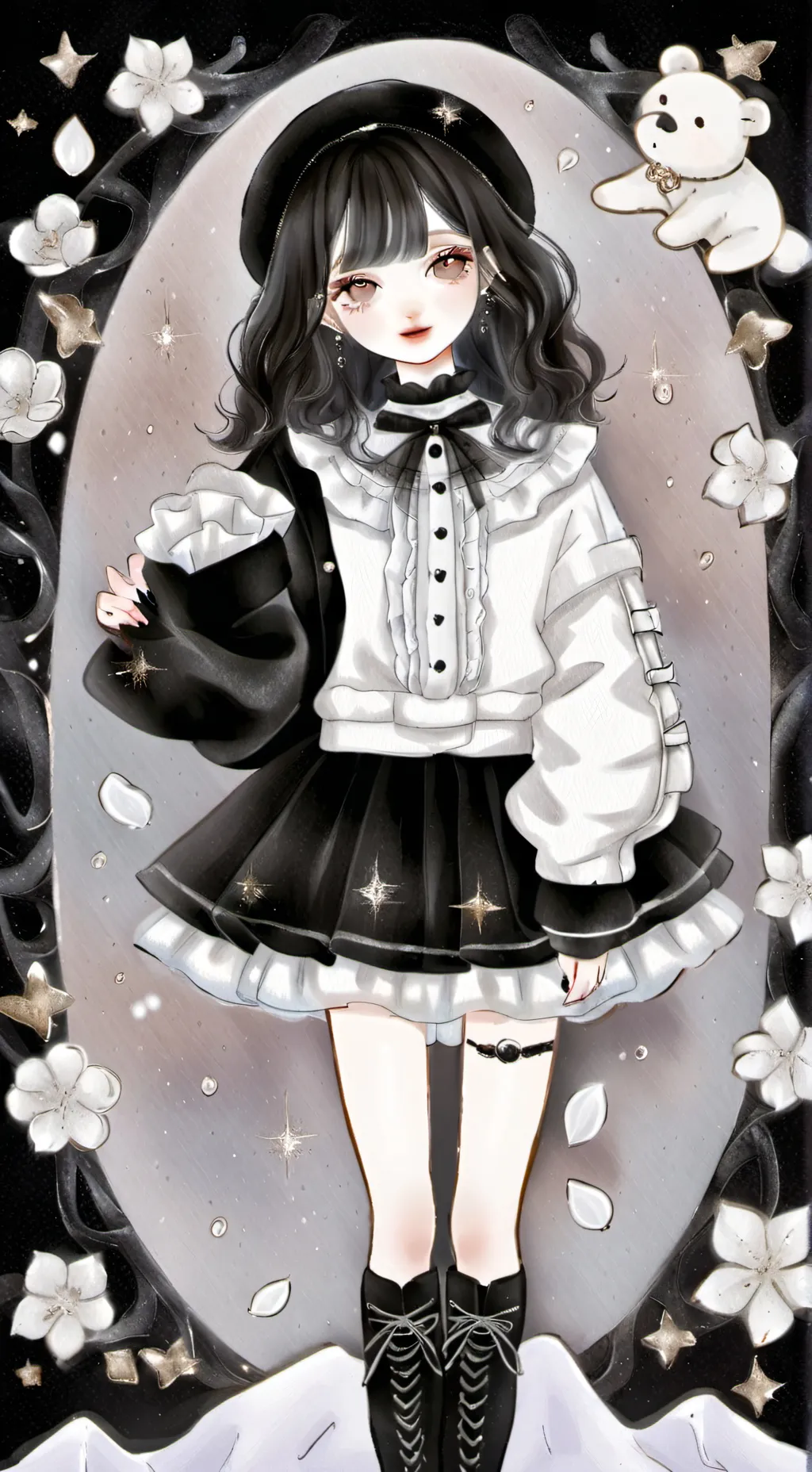 ai character: MHA popular girl background