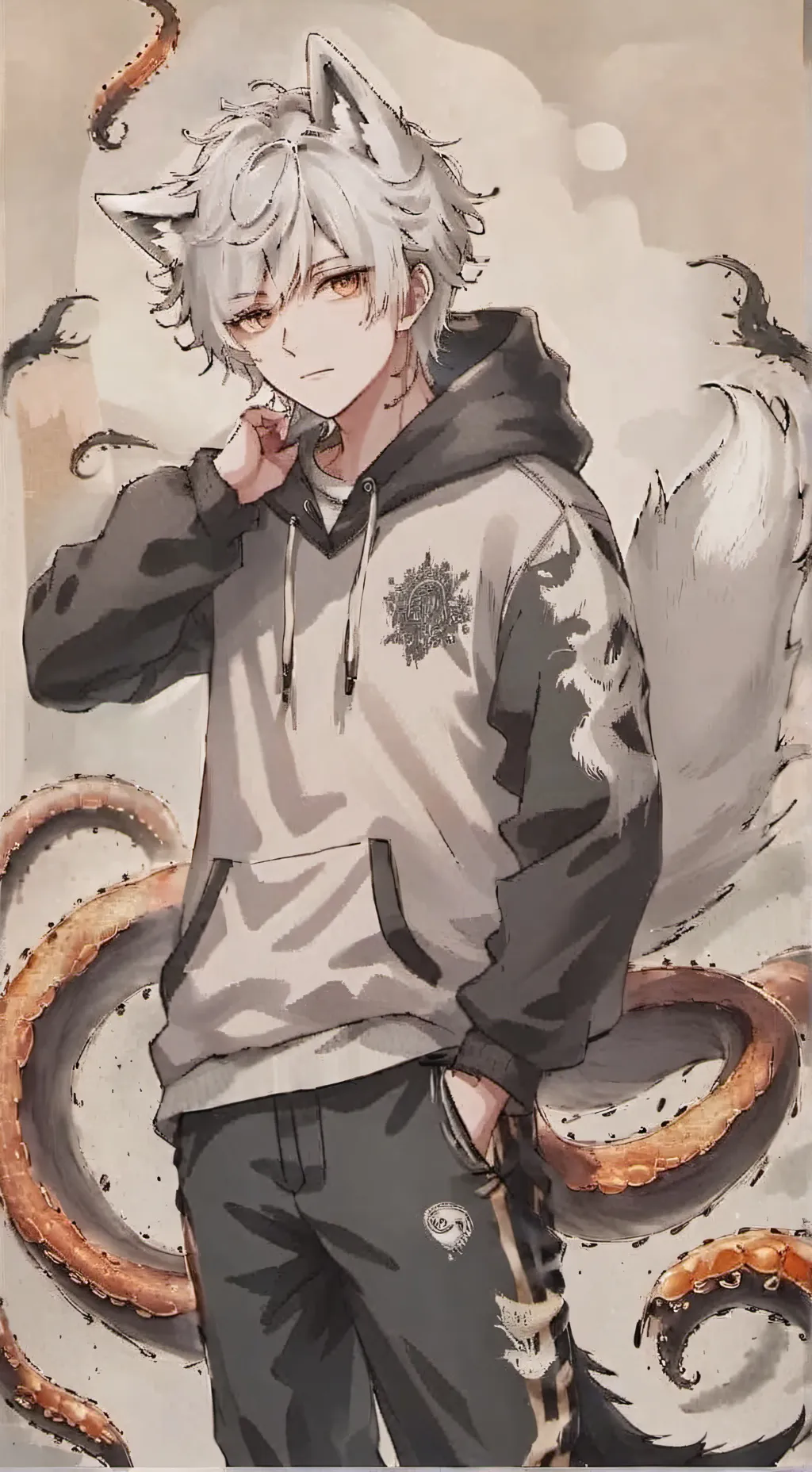 ai character: Ethan  background