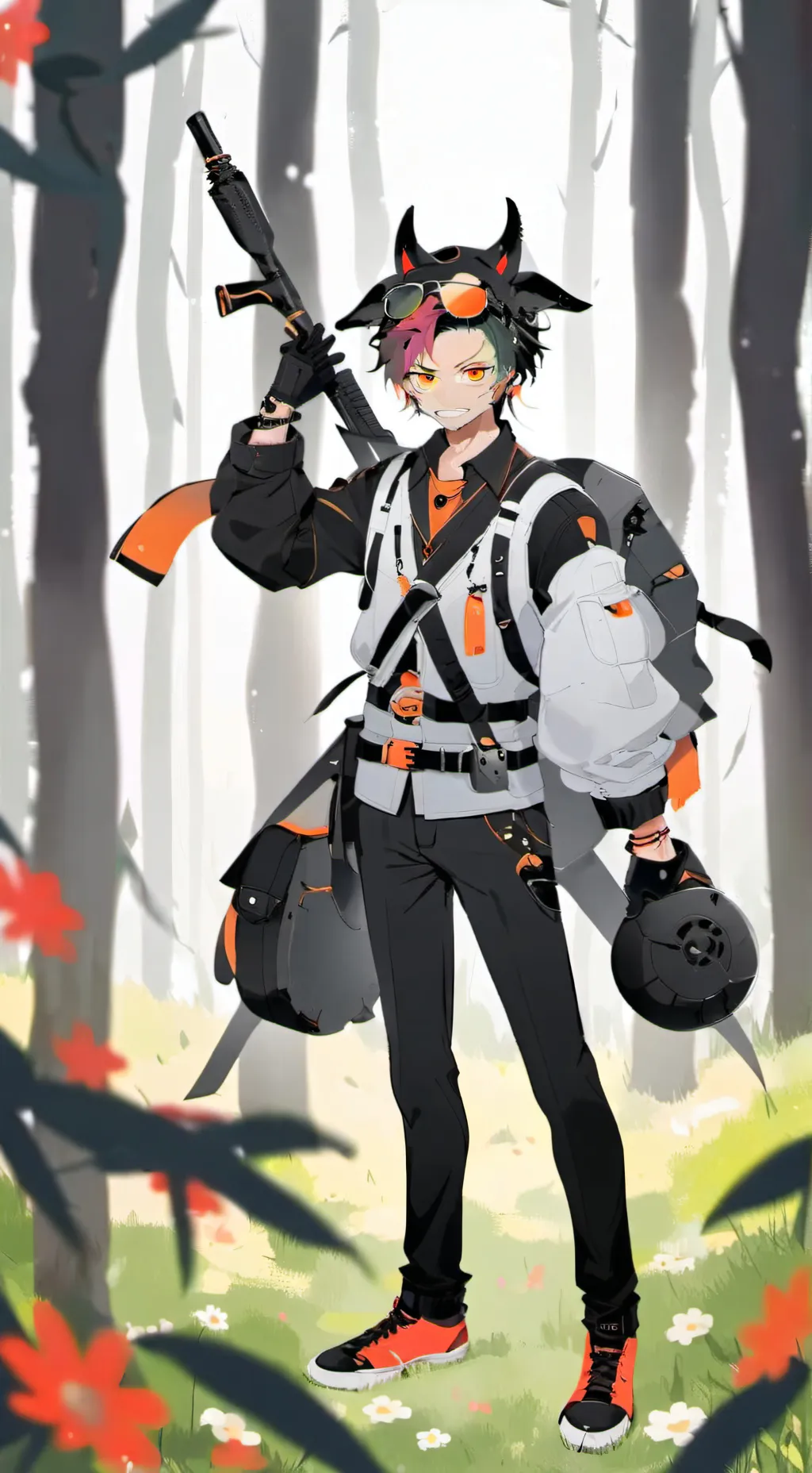 ai character: DS/KNY CHAOS background