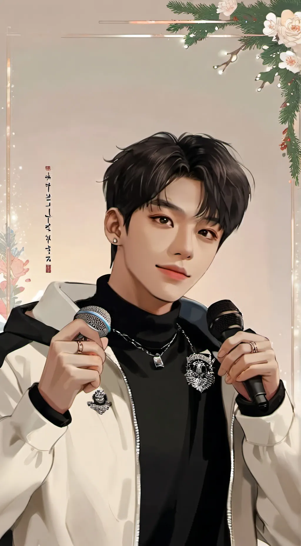 ai character: seungmin  background