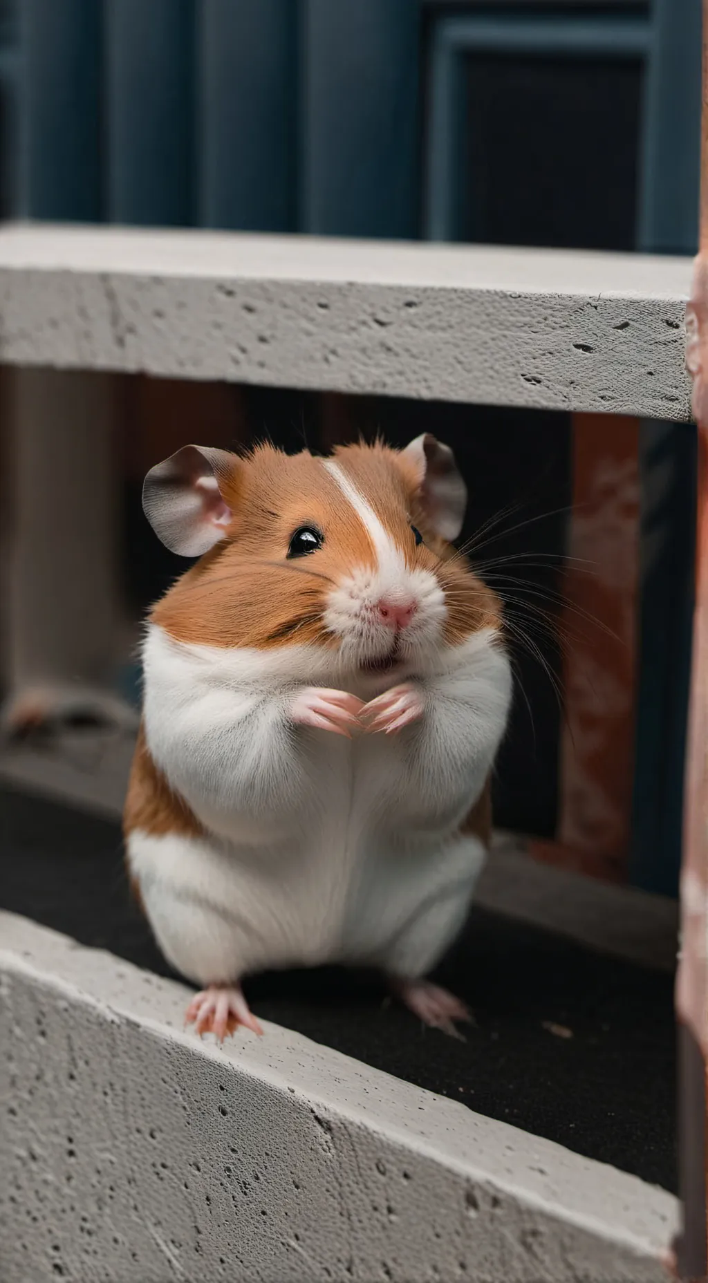 ai character: Hamster  background