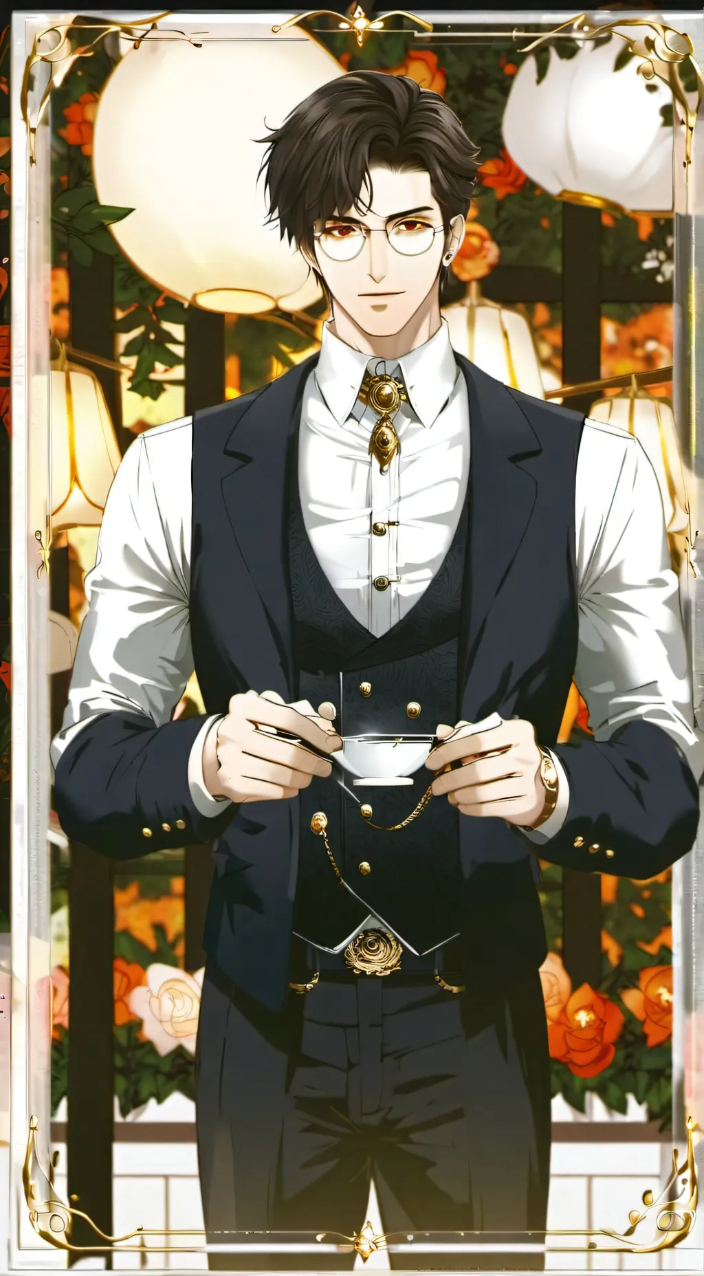 ai character: ♤♡◇your boss◇♡♤ background