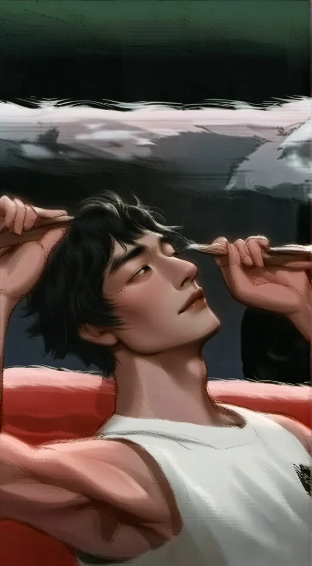 ai character: hugo💋(tu primo) background